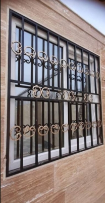 حفاظ پنجره سفارشی 3 ردیف قلوه