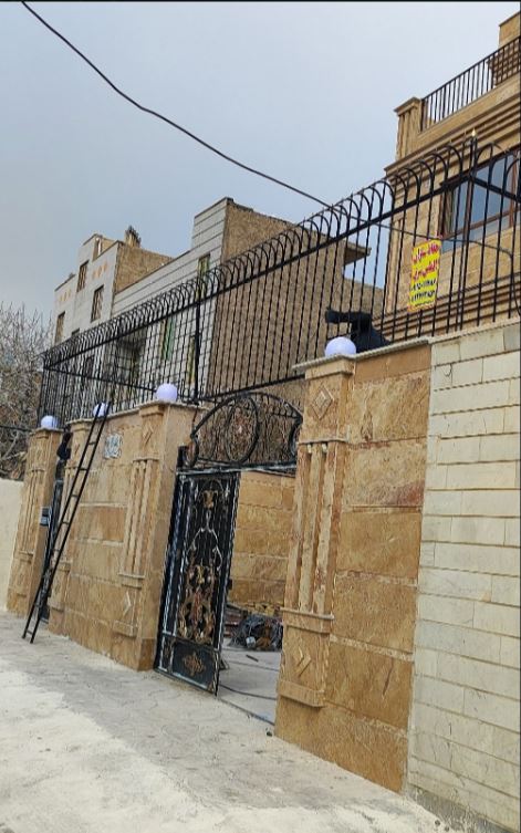 نرده آبشاری نصب شده ارتفاع 150